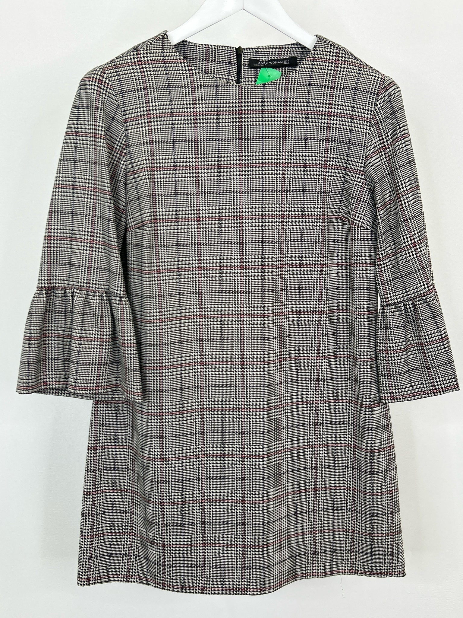 ZARA Size M Black Print Women Dress