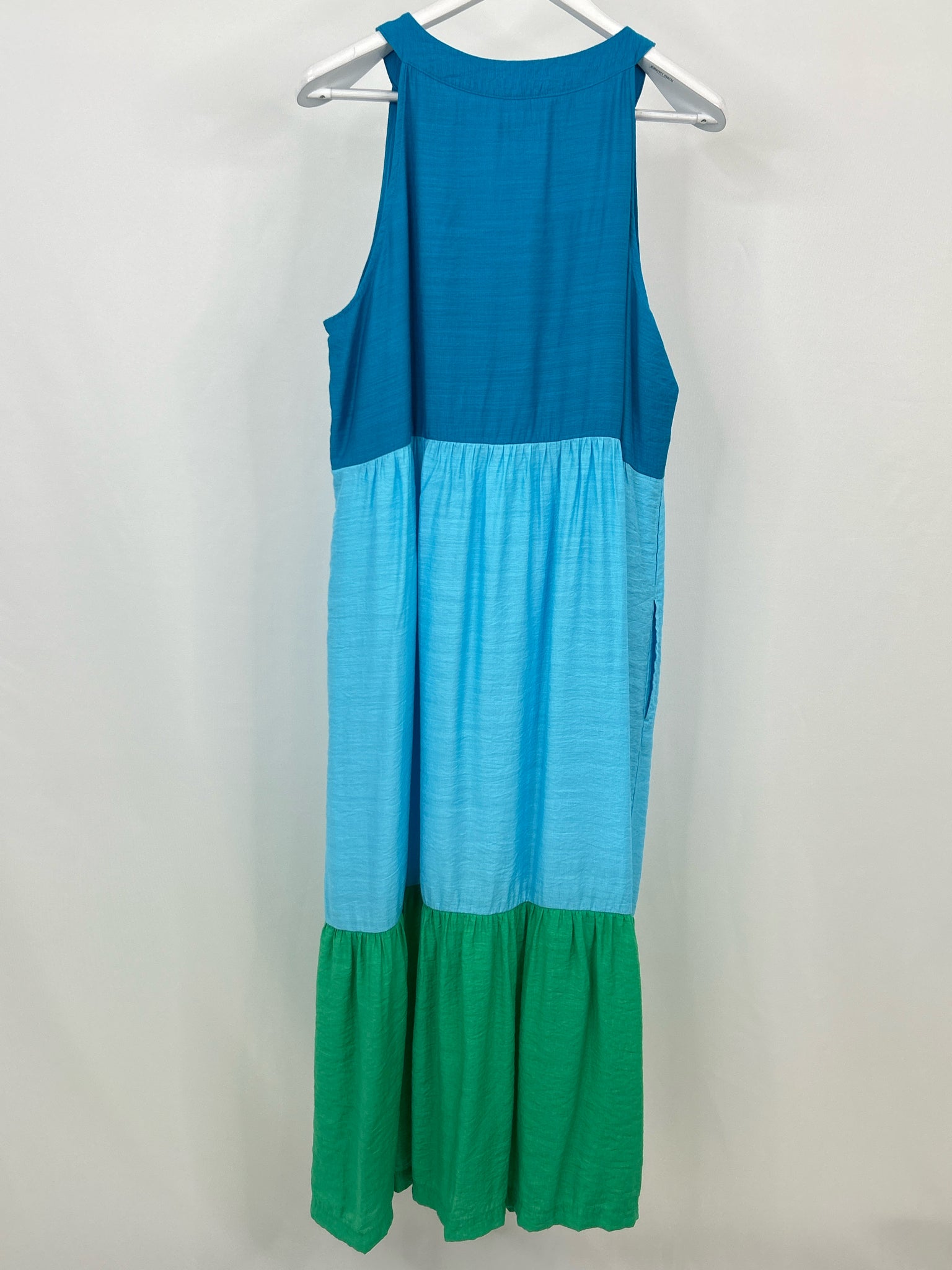 J. Jill Size L BLUE AND GREEN Women Dress