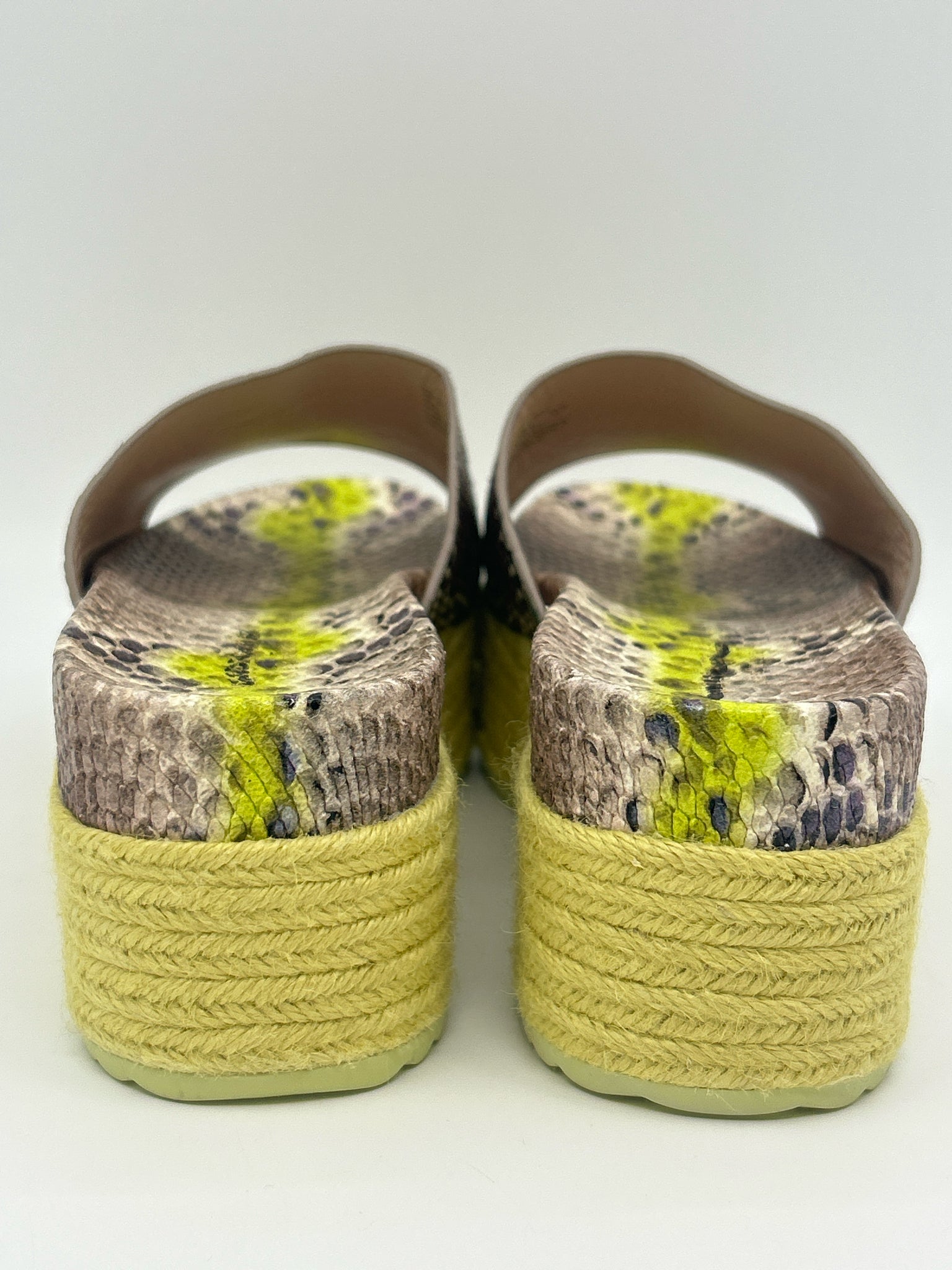 KATE SPADE Size 6.5B Yellow Print Women Sandal