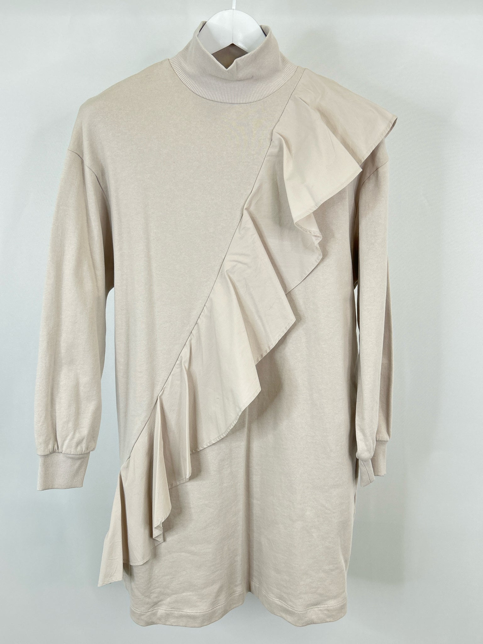 ZARA Size XS Taupe Women Dress