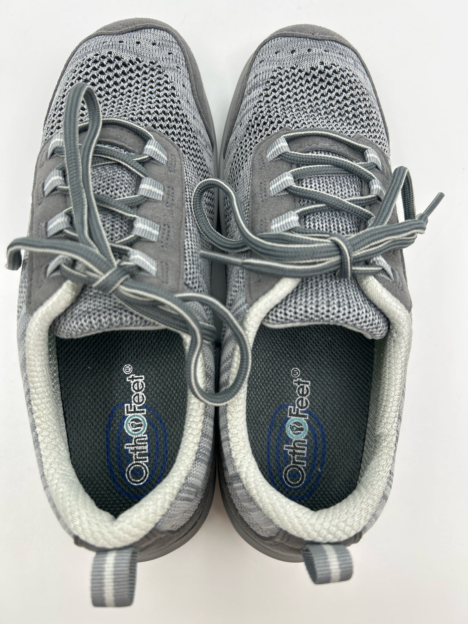 ORTHOFEET Size 8B Grey Women Sneakers
