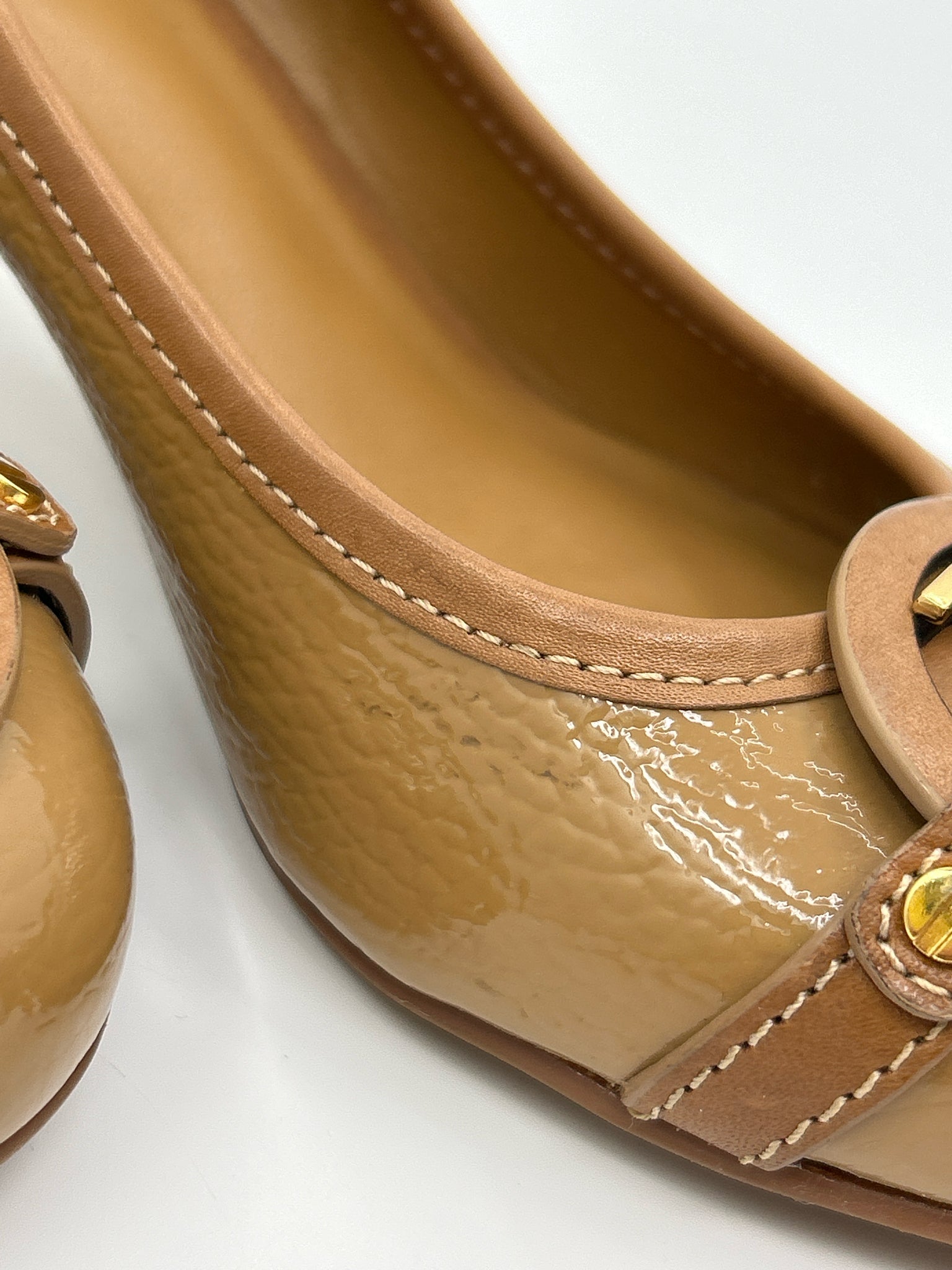 TORY BURCH Size 10.5 Tan Women Pumps