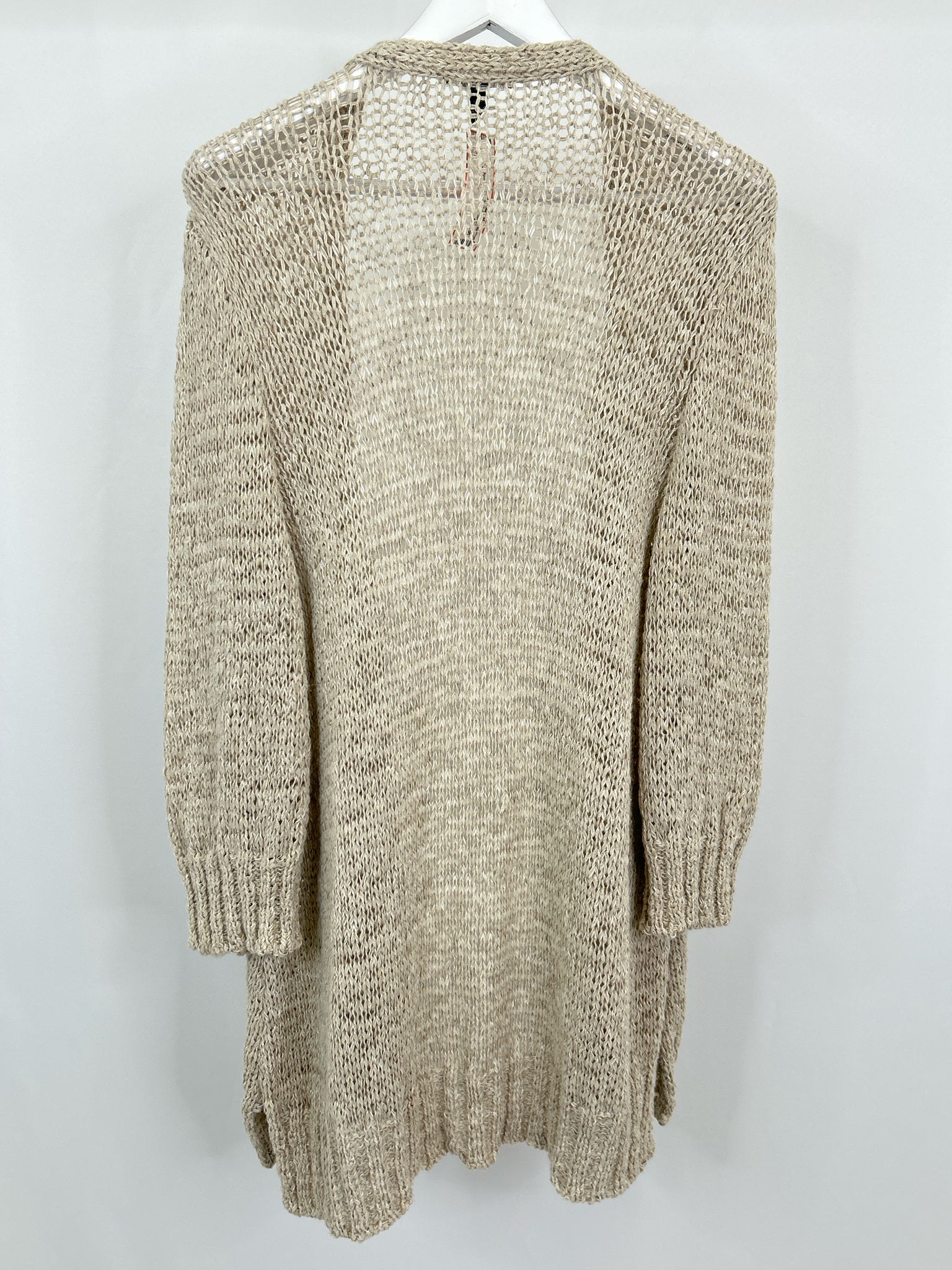 EILEEN FISHER Size XL Beige Women Cardigan