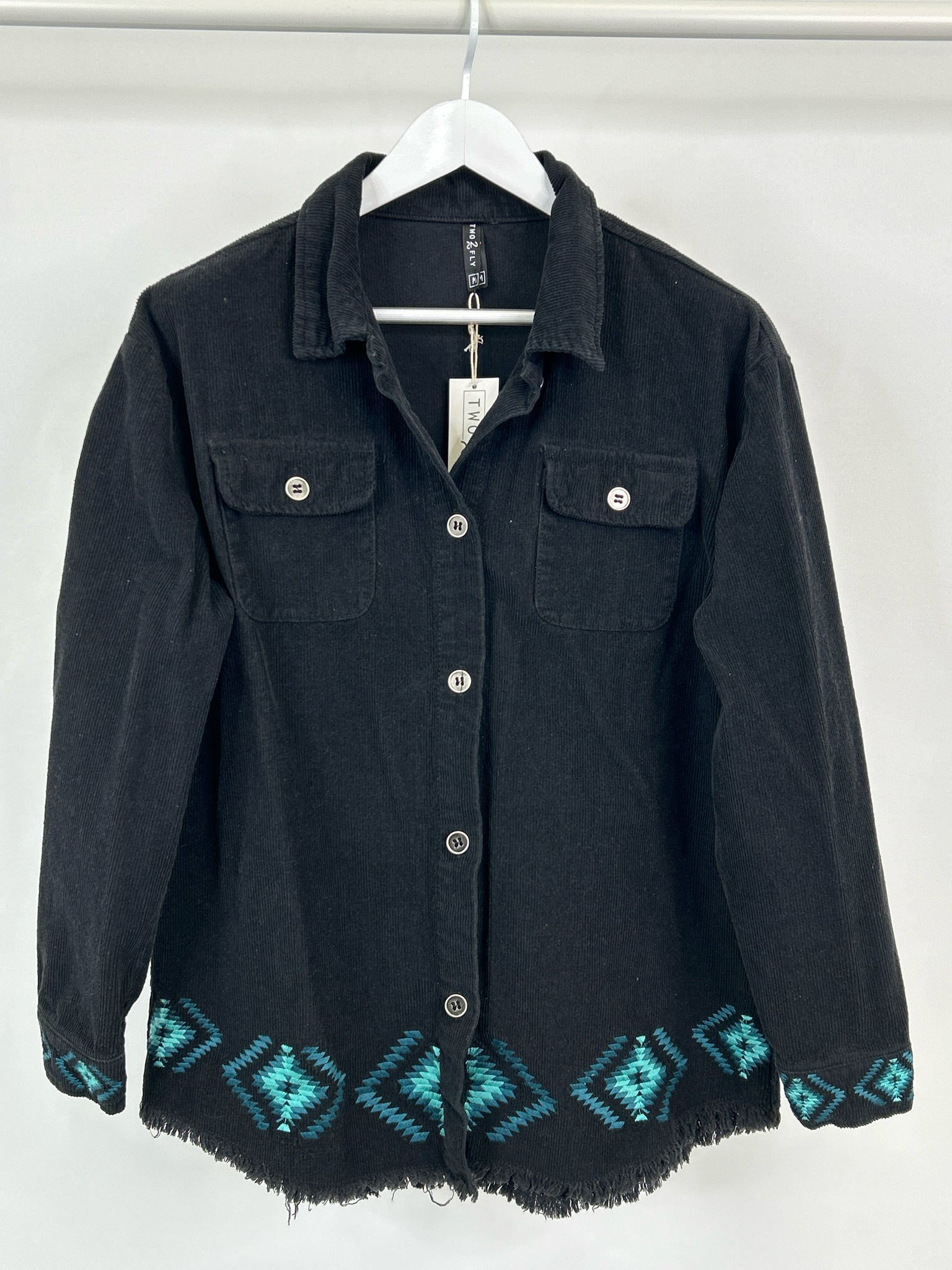 TWO 2 FLY Size M Black Women Jacket