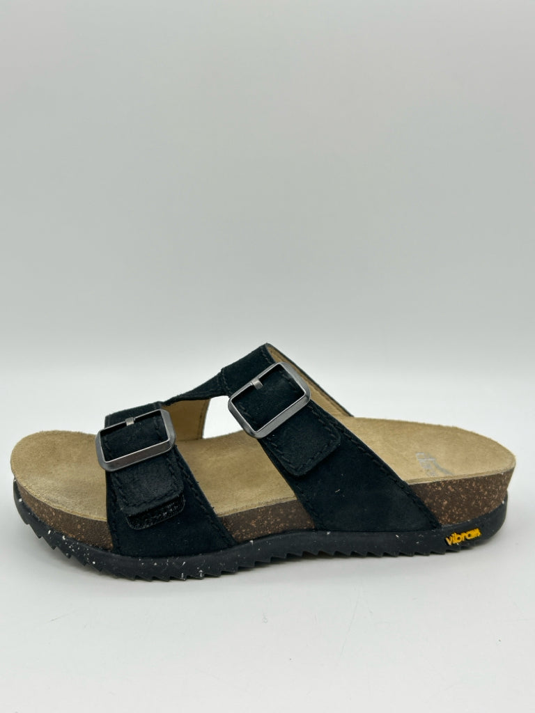 DANSKO EU Size 36 Black Dayna Suede Women's Sandal