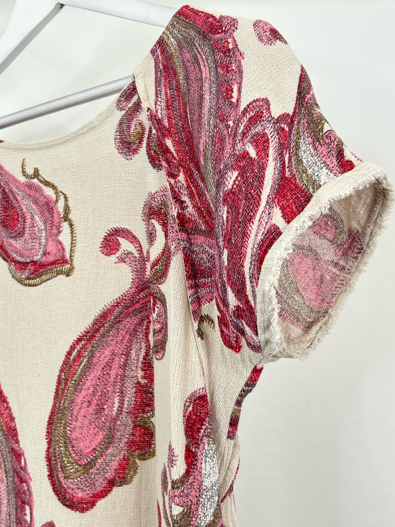 Marisima One Size Cream Print Women Dress