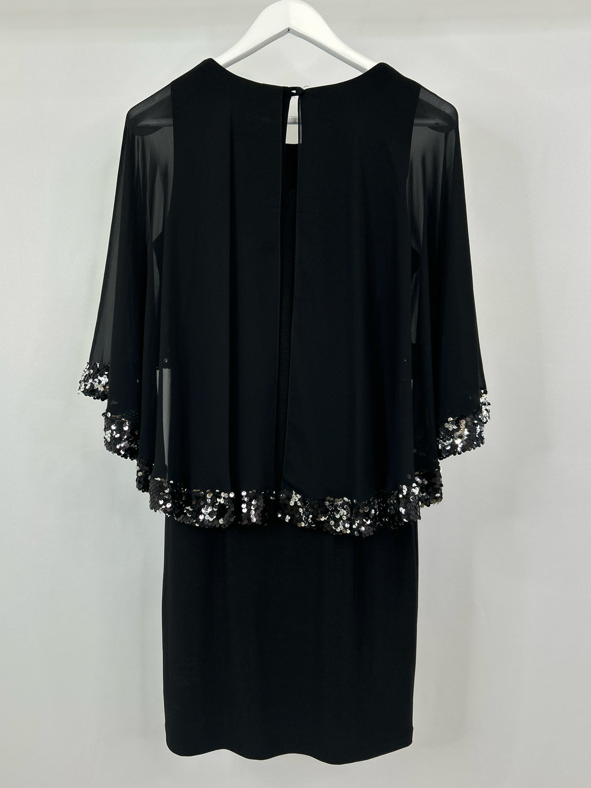 BETSY AND ADAM Size 12 Black Women Dress