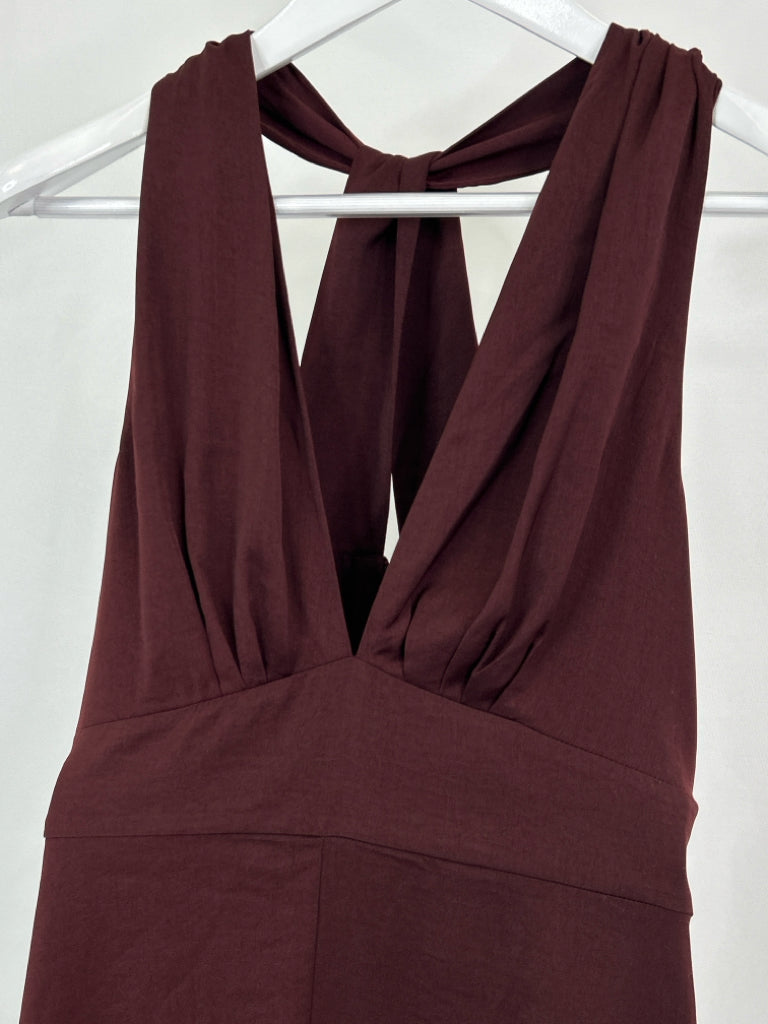 BANANA REPUBLIC Size 10 Burgundy Women's Dress NWT