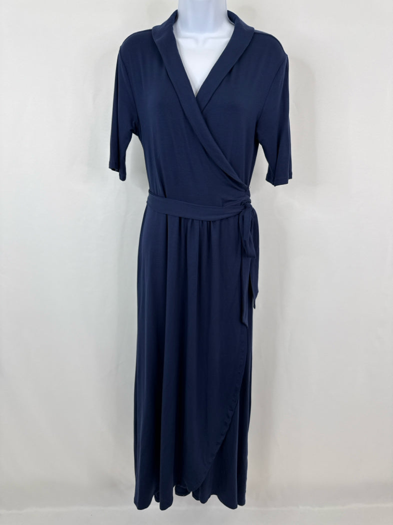 QUINCE Size L Navy Women Dress