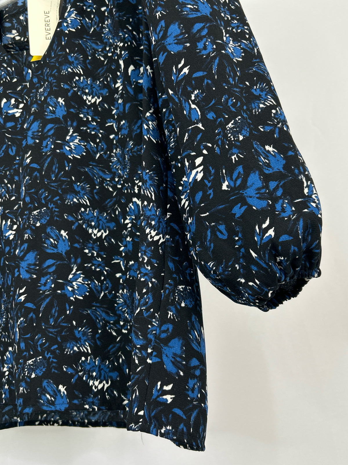 ROAN + RYAN Size XS BLACK AND BLUE Women Blouse