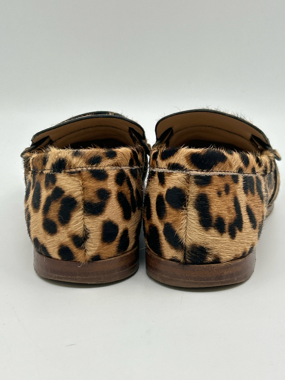 BODEN Size 38 Brown Print Women Loafer