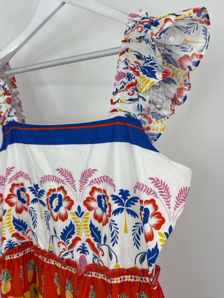SUGARLIPS Size XL White Print Women Dress