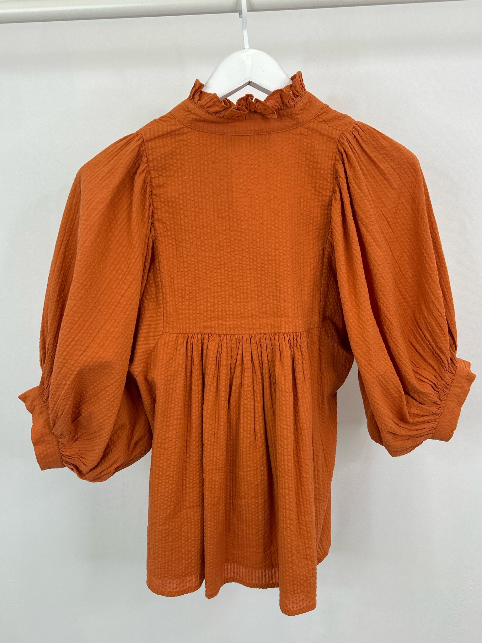 Never a Wallflower Size XS Orange Women Top