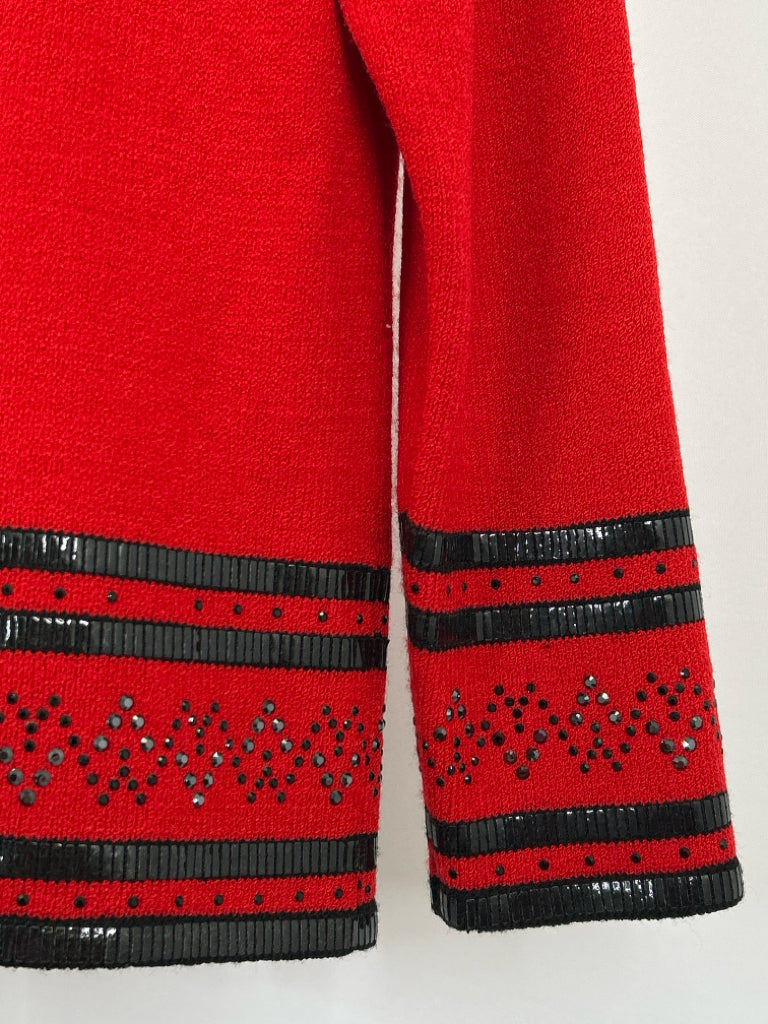 Toula Size 4P Red Women's Cardigan
