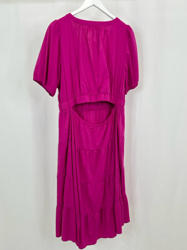 LOFT Women Size XXLP Fuschia Dress