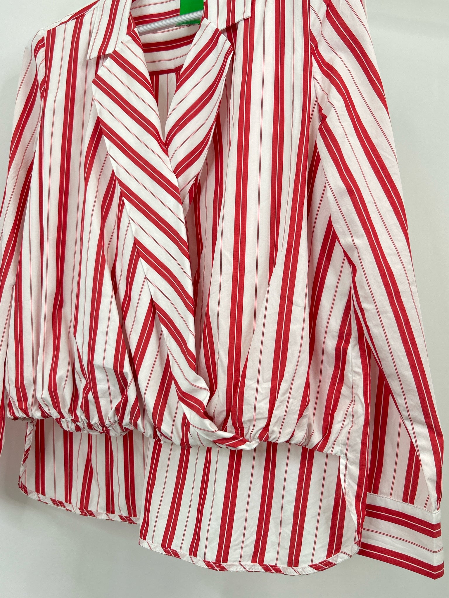 Harshman Size L red and white Women Top