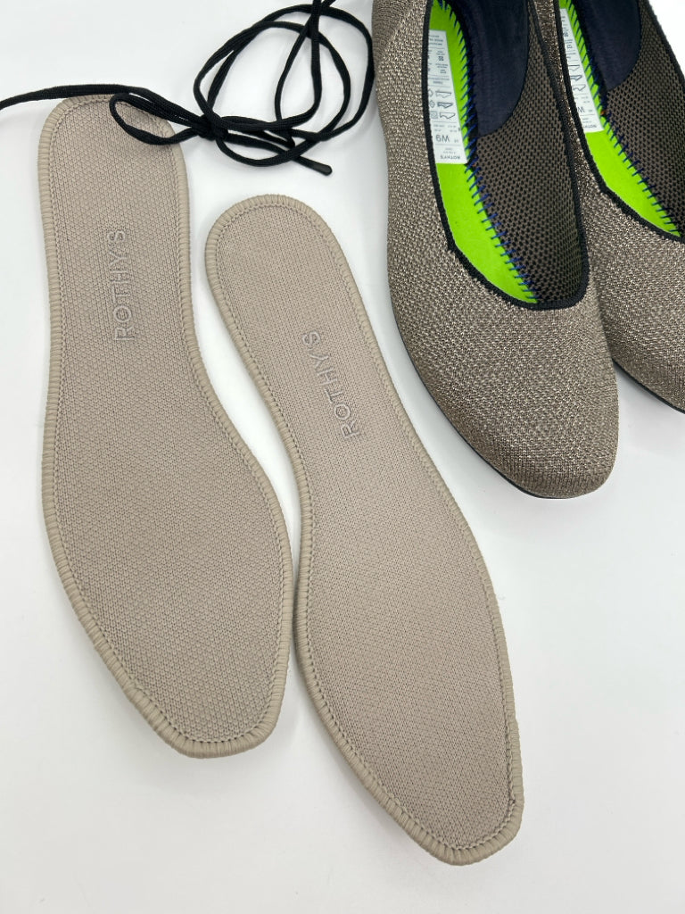 ROTHY'S Size 9 Pewter Women's Flats