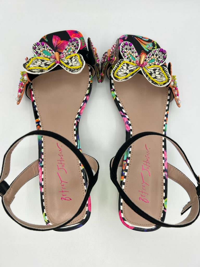 BETSEY JOHNSON Size 10 Multi-Color Women's Sandal