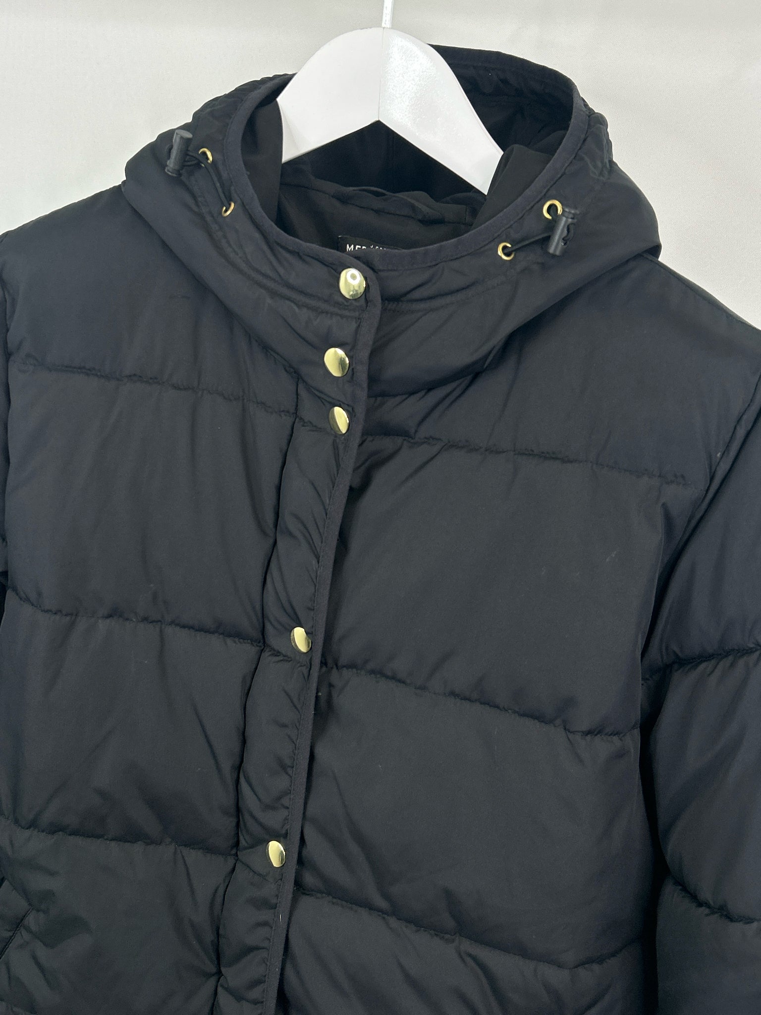 J CREW MERCANTILE Size L Black Women Coat