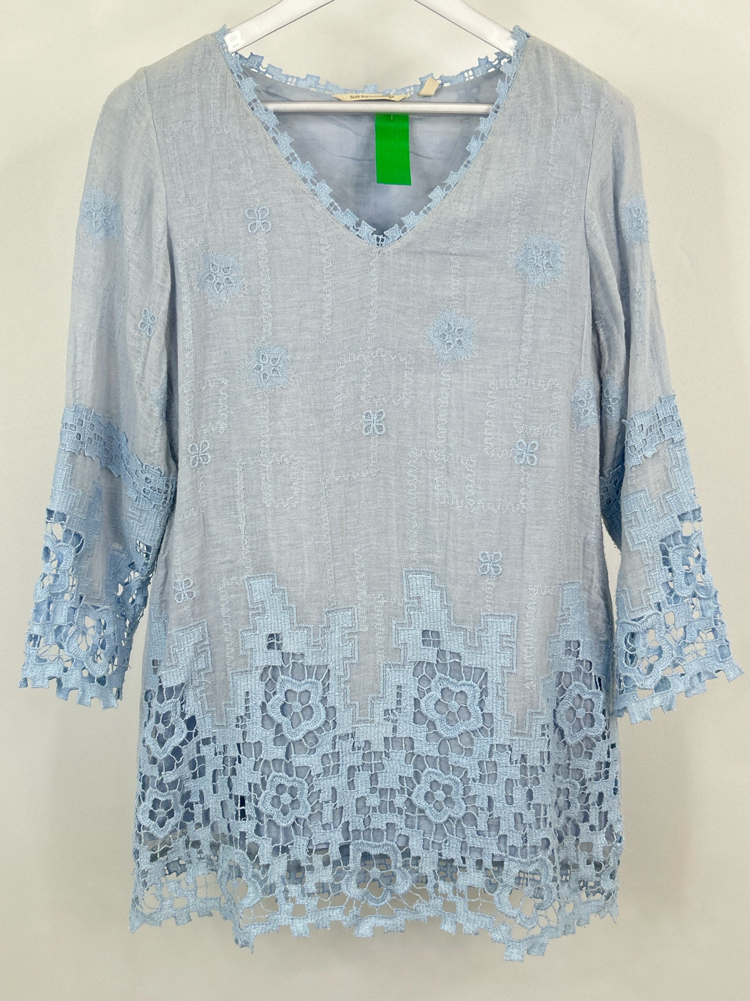 SOFT SURROUNDINGS Size XS light blue Women Tunic