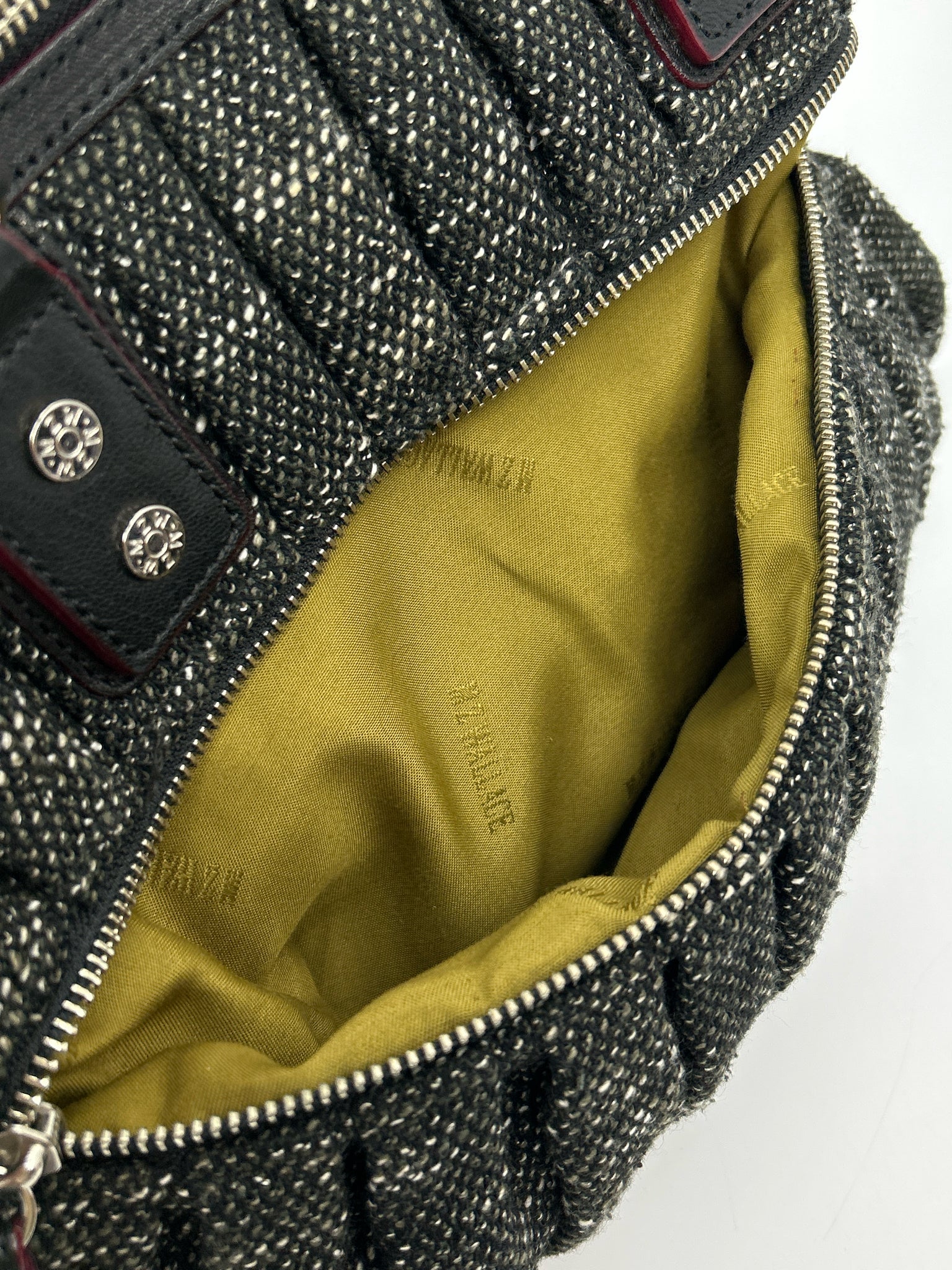 MZ WALLACE BLACK TWEED Women Purse