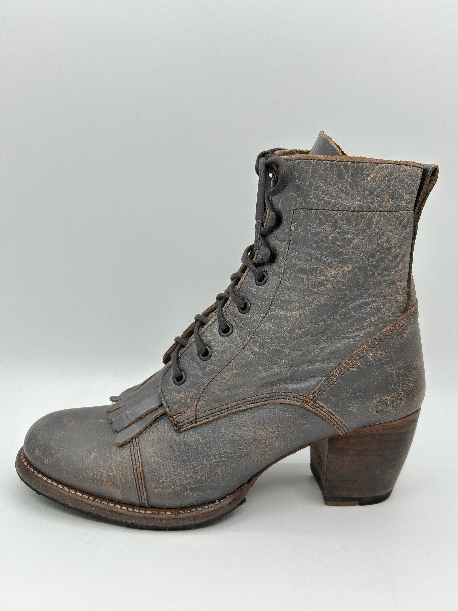 BED STU Size 11 Gray Women Booties
