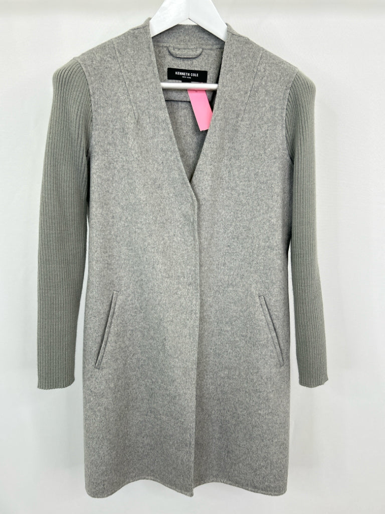 KENNETH COLE Women Size XS light grey Coat