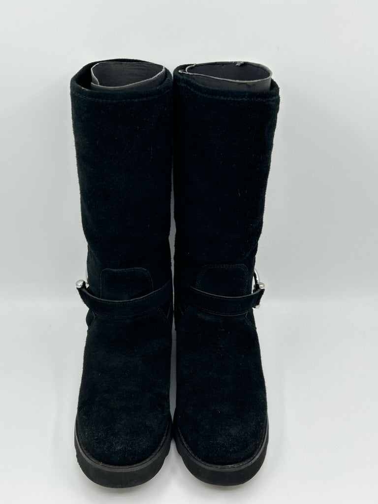 COACH Size 10M Black Women Boots