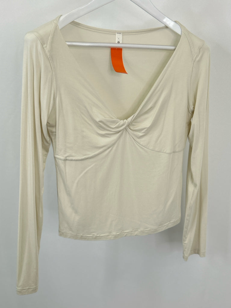 LULULEMON Women Size L Ivory Top