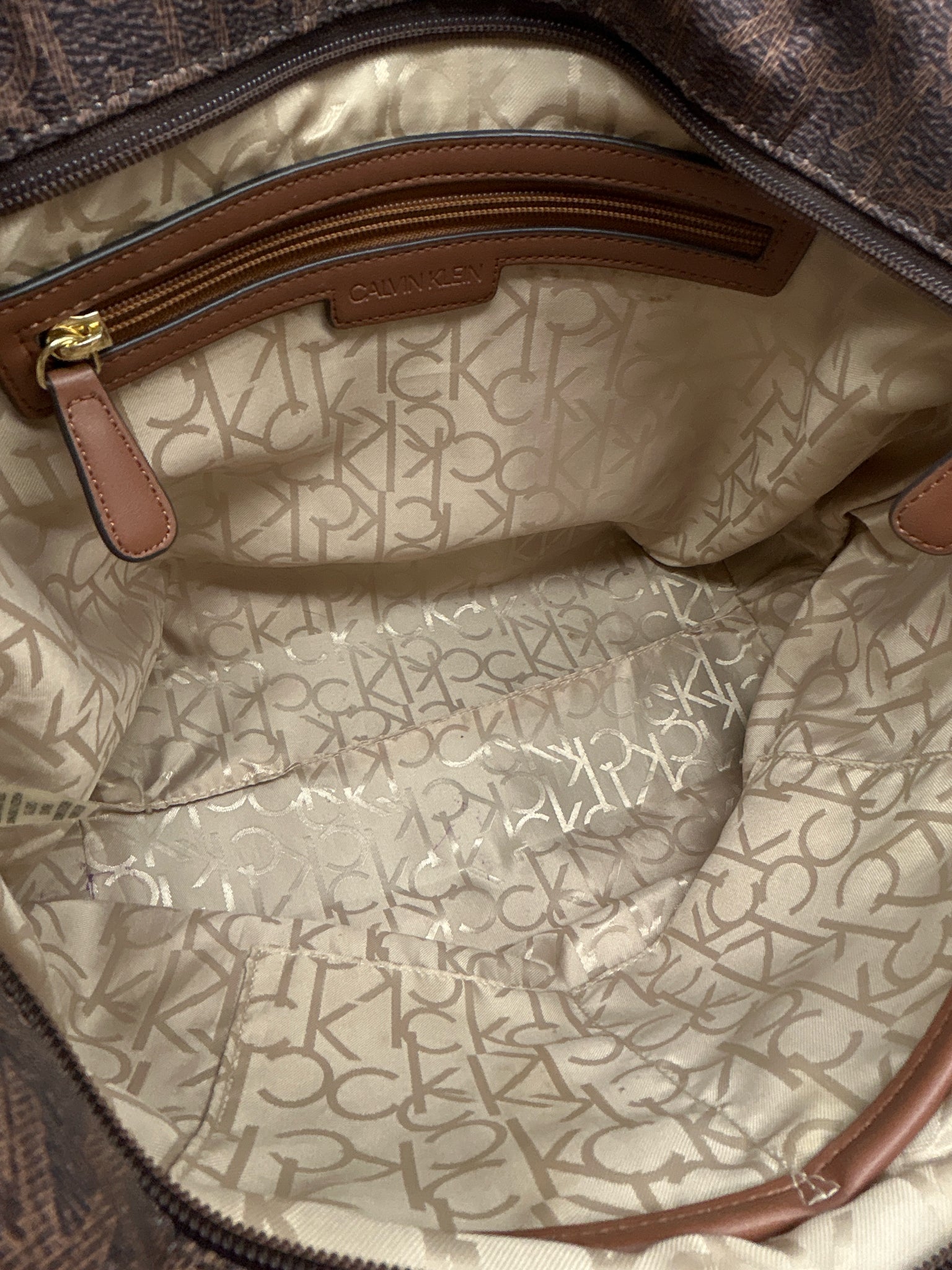 CALVIN KLEIN Brown Women Purse