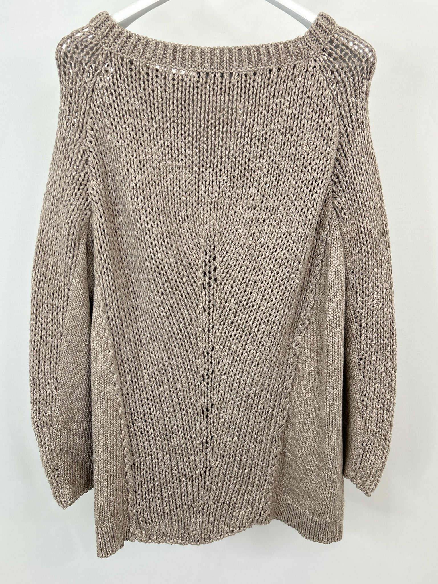 PERUVIAN CONNECTION Size XL Brown Women Sweater