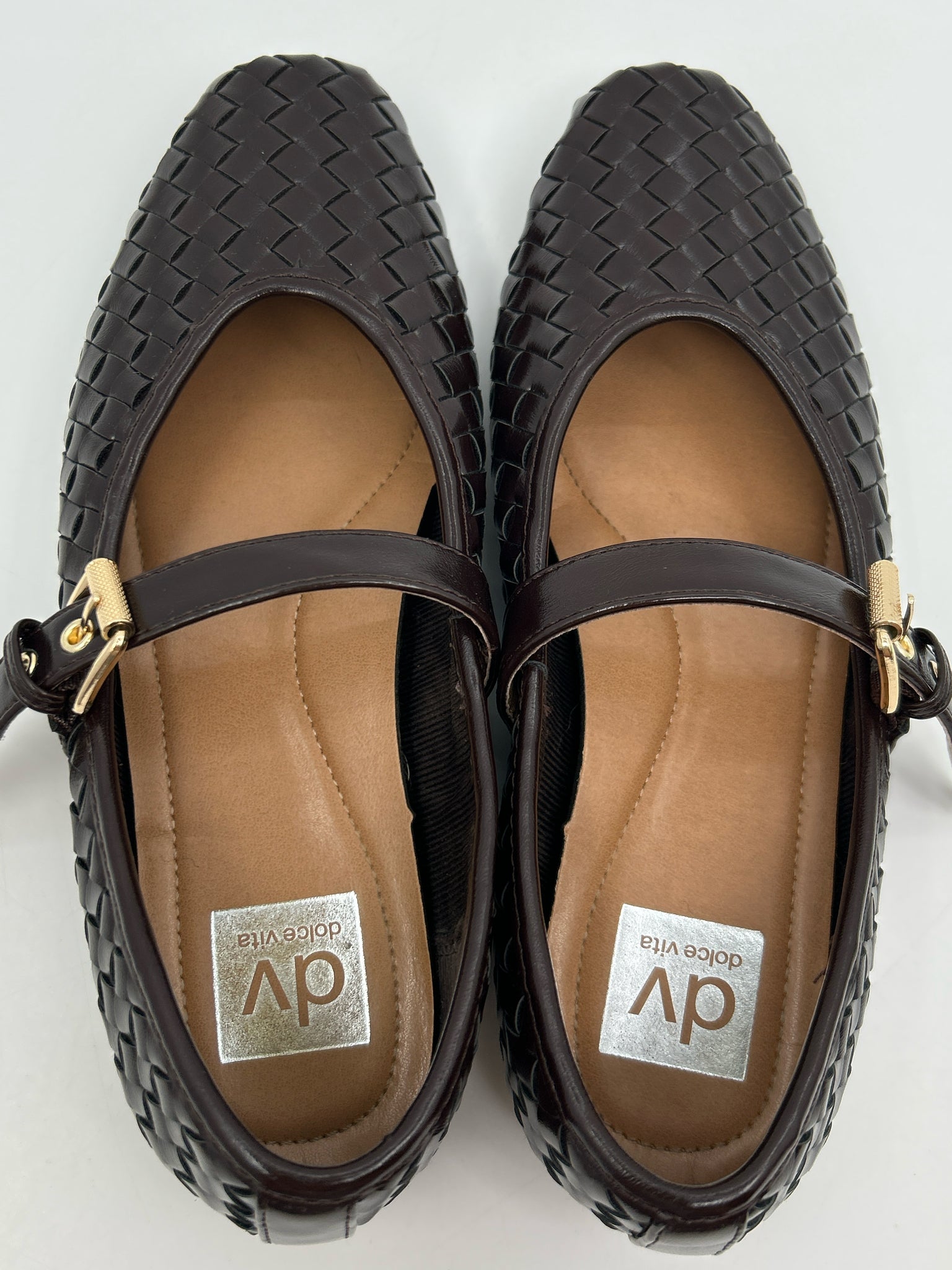 DOLCE VITA Size 8W Brown Women Flats
