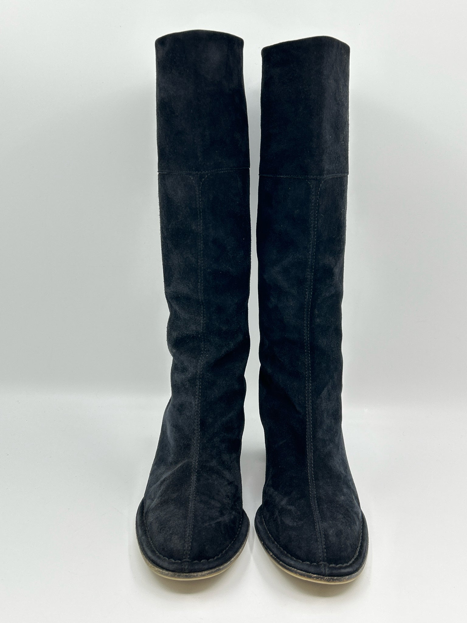 BALLY Size 7.5 Black Women Boots
