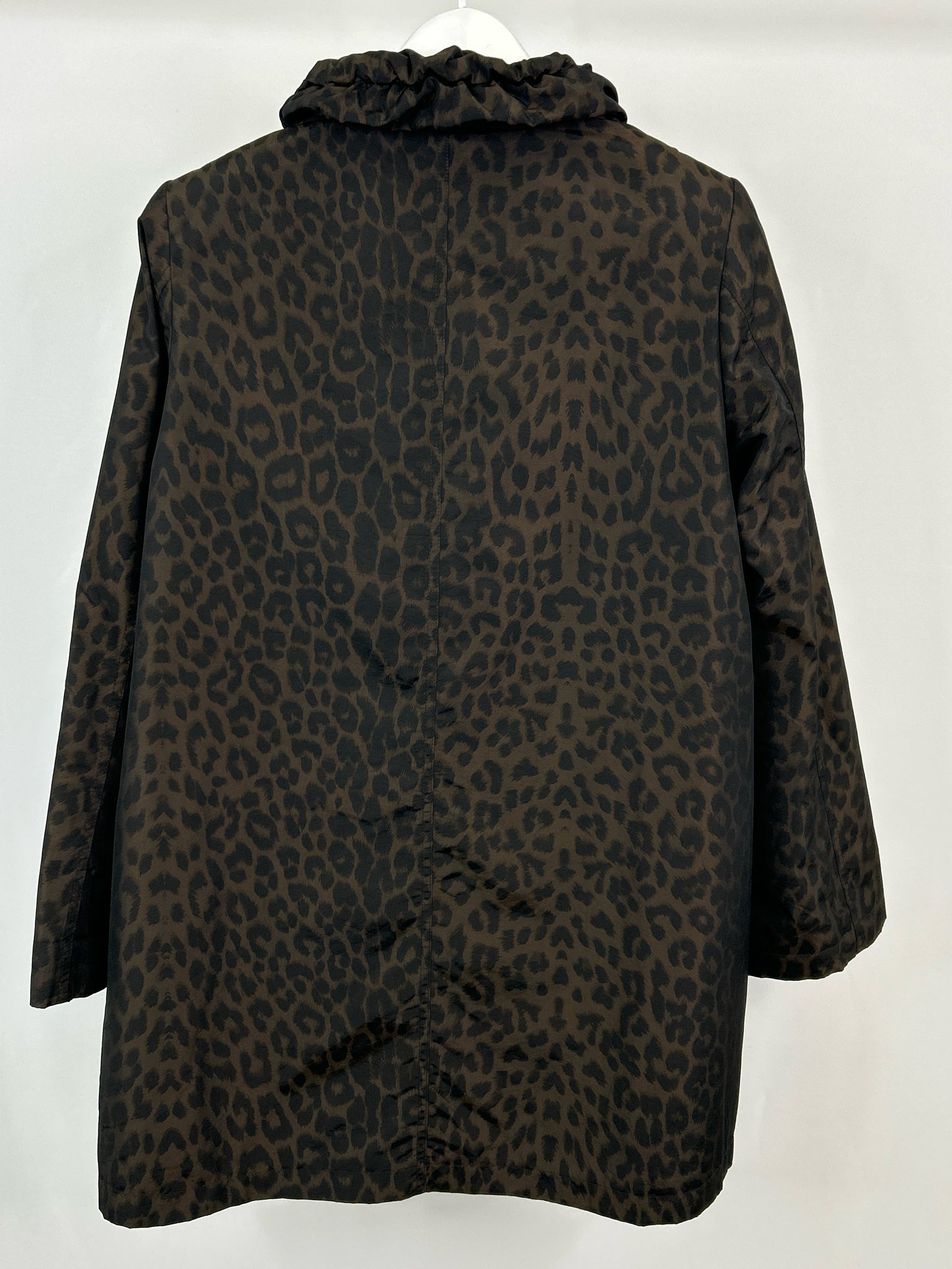 GALLERY Size L Brown and Black Women Coat