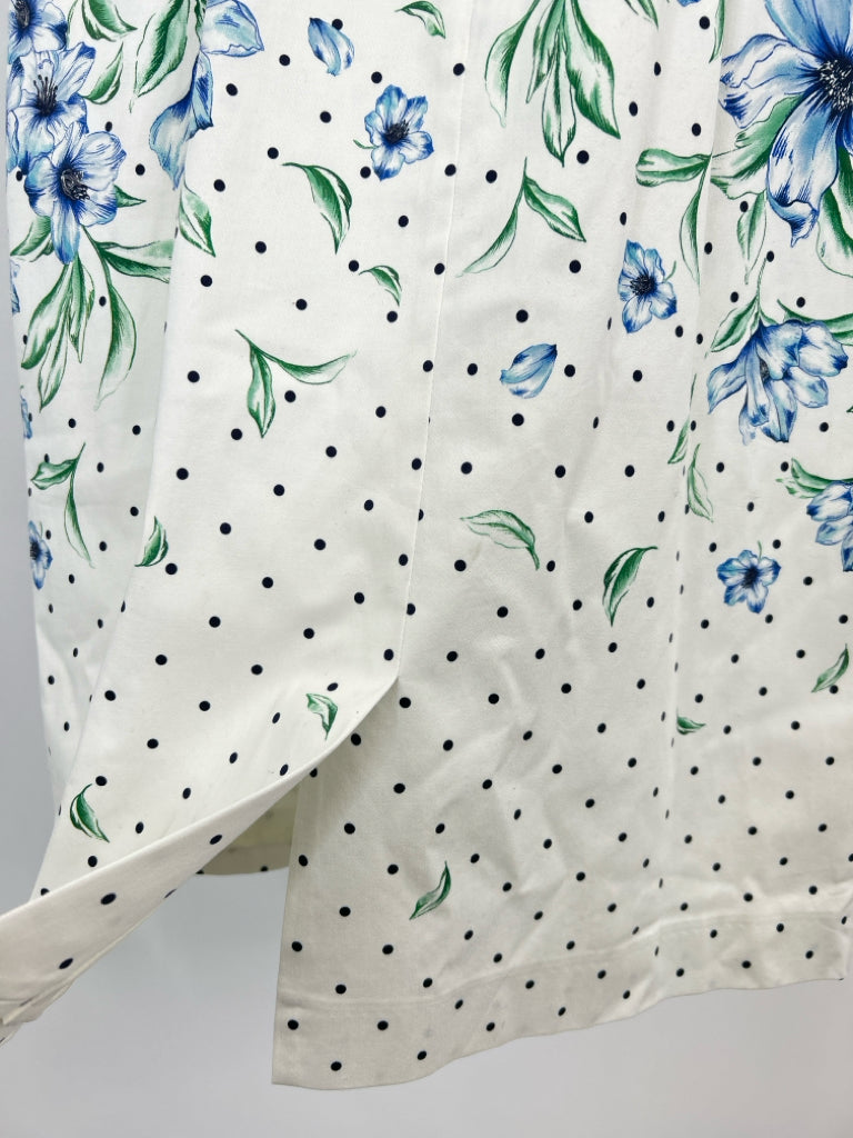 HOBBS Size 10 White Print Women's Dress