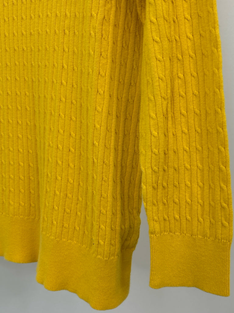 Lauren Ralph Lauren Women Size 1X Yellow Sweater