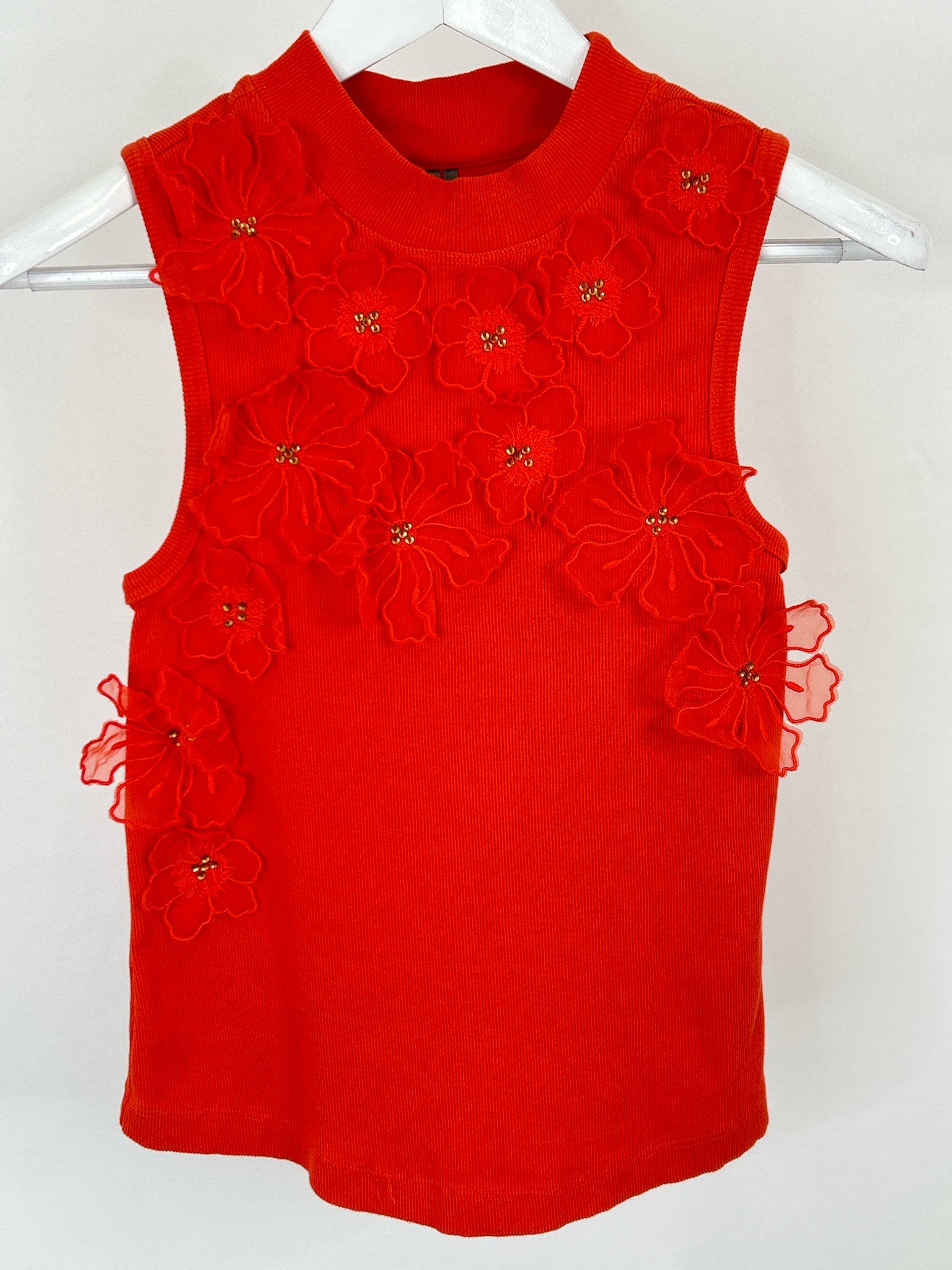 ANTHROPOLOGIE Size XS Orange Women Tank Top