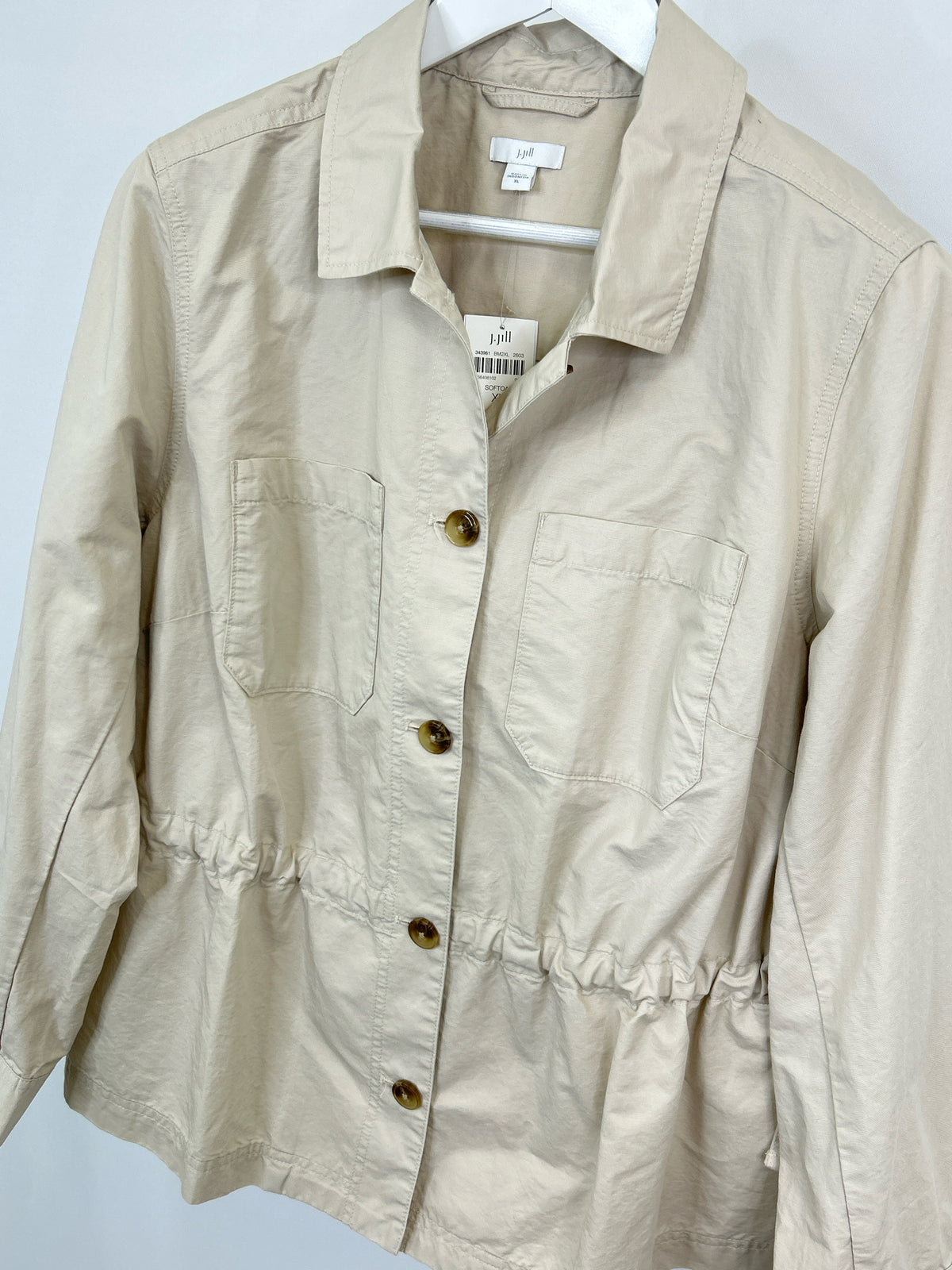J. Jill Size XL Oat Women Jacket