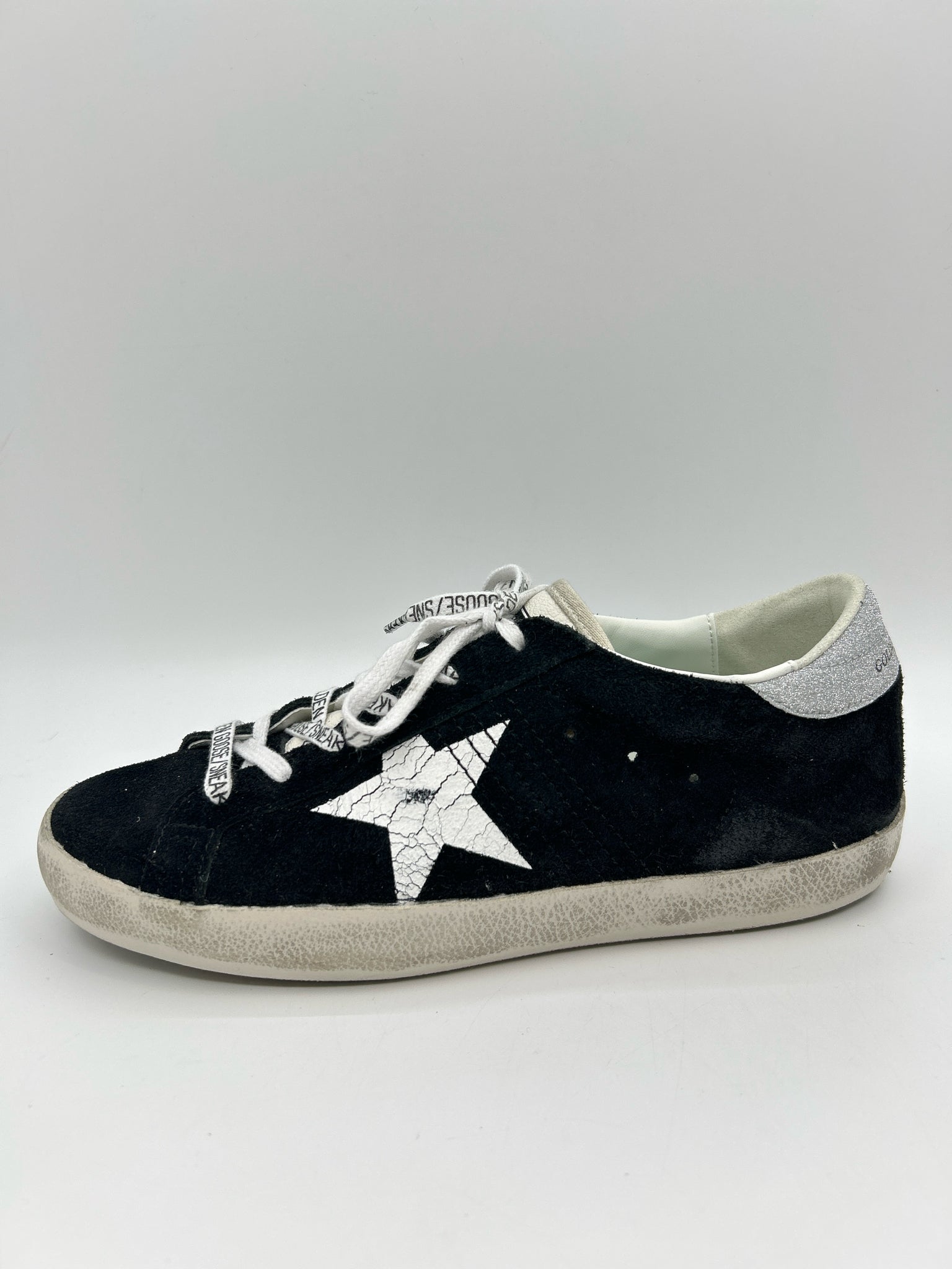 GOLDEN GOOSE Size 39/9 Black Women Sneakers