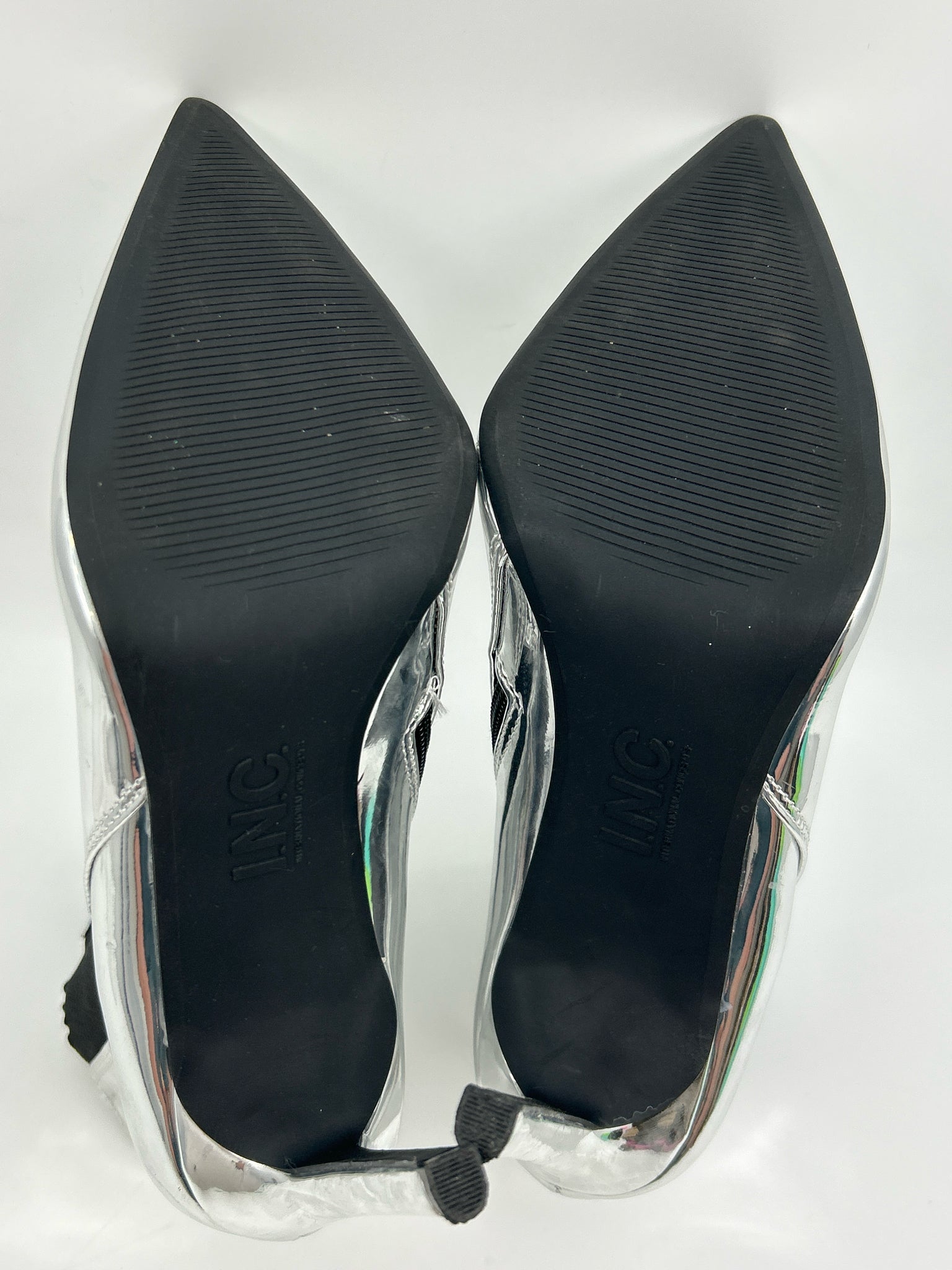 INC Size 8M Silver Women Booties