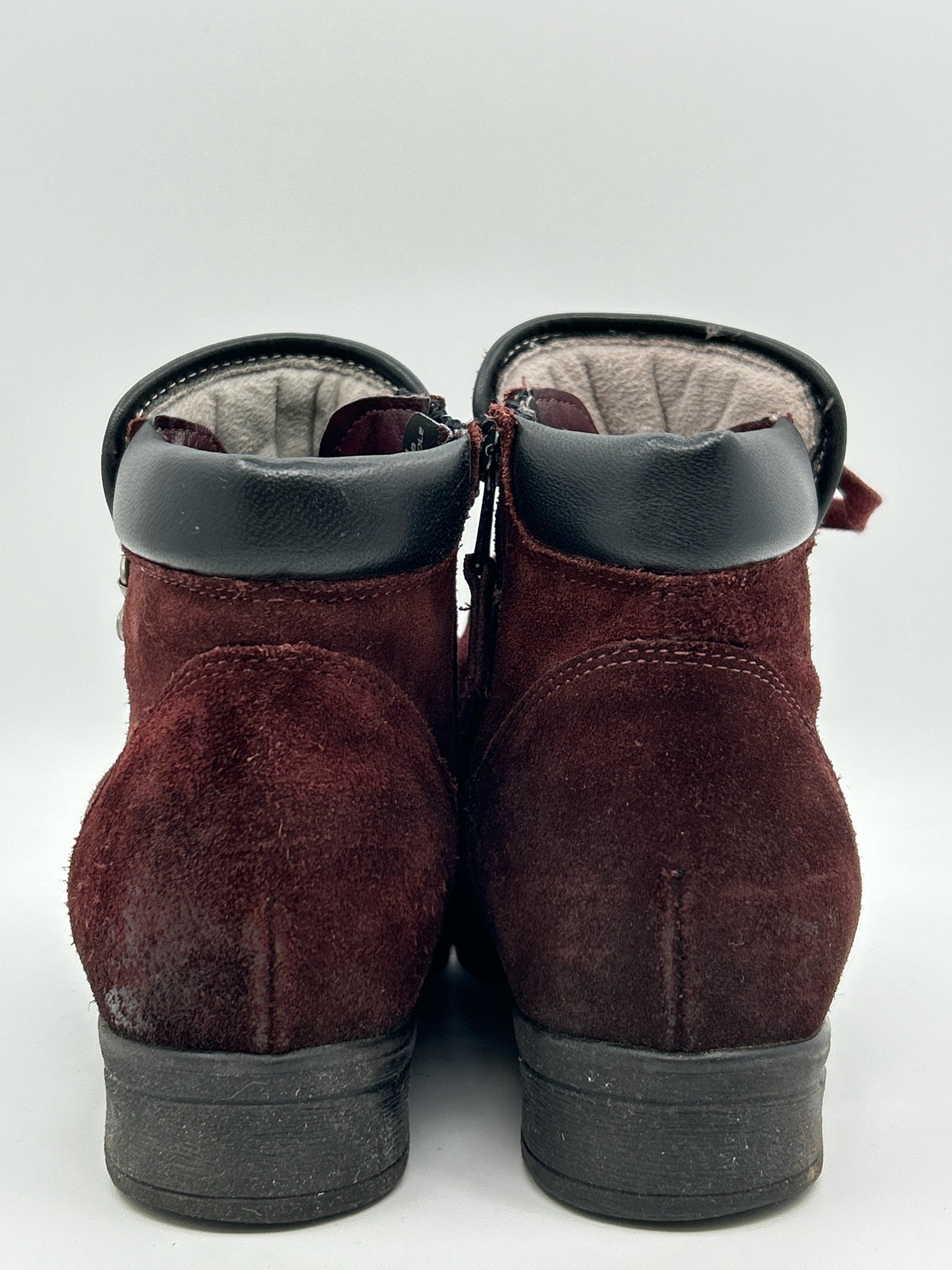 MIZ MOOZ Size 37 Burgundy Women Booties