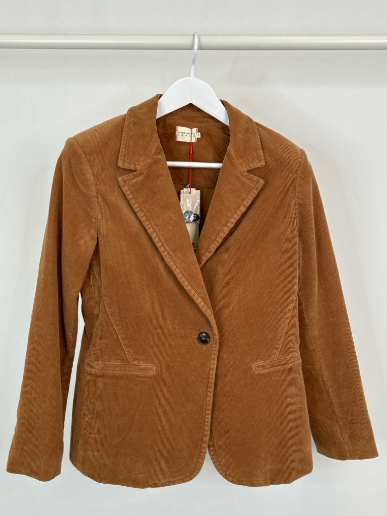 ALICE + OLIVIA NWT Women Size 12 Brown Blazer