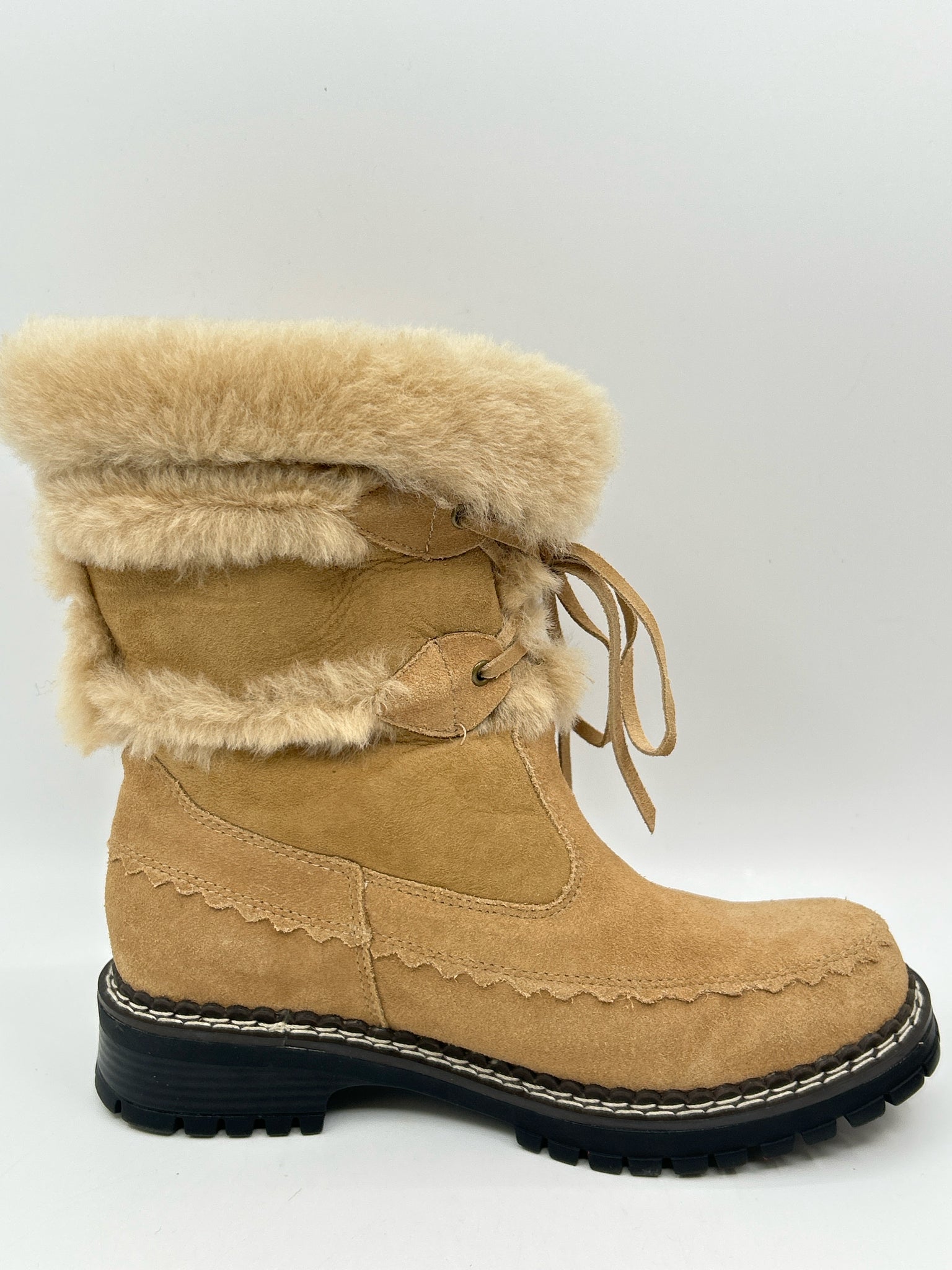 COLDWATER CREEK Size 6.5 Tan Women Boots