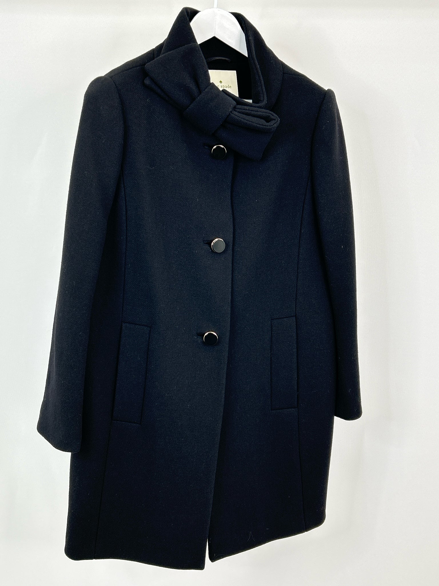 KATE SPADE Size 12 Black Women Coat