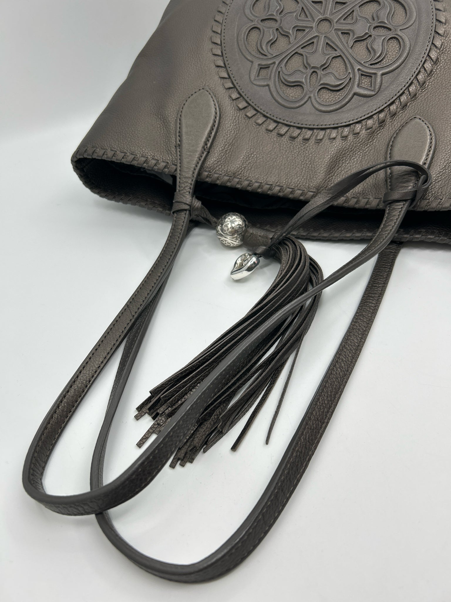 BRIGHTON Pewter Women Tote