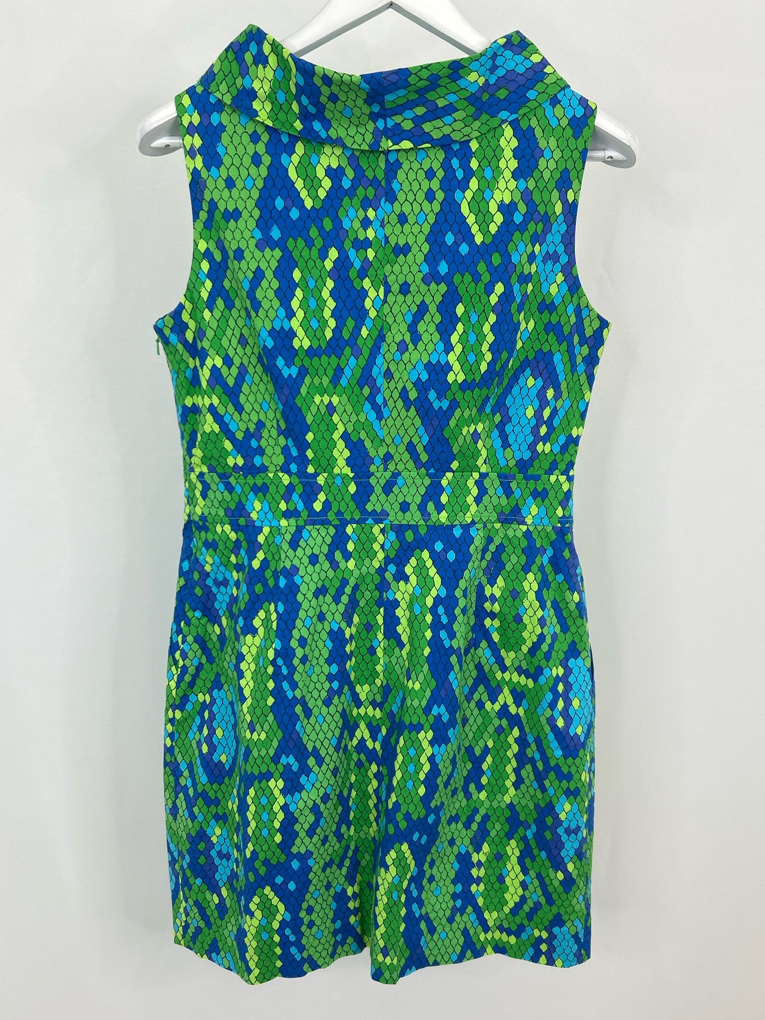 LILLY PULITZER Size 10 Green and Blue Women Dress