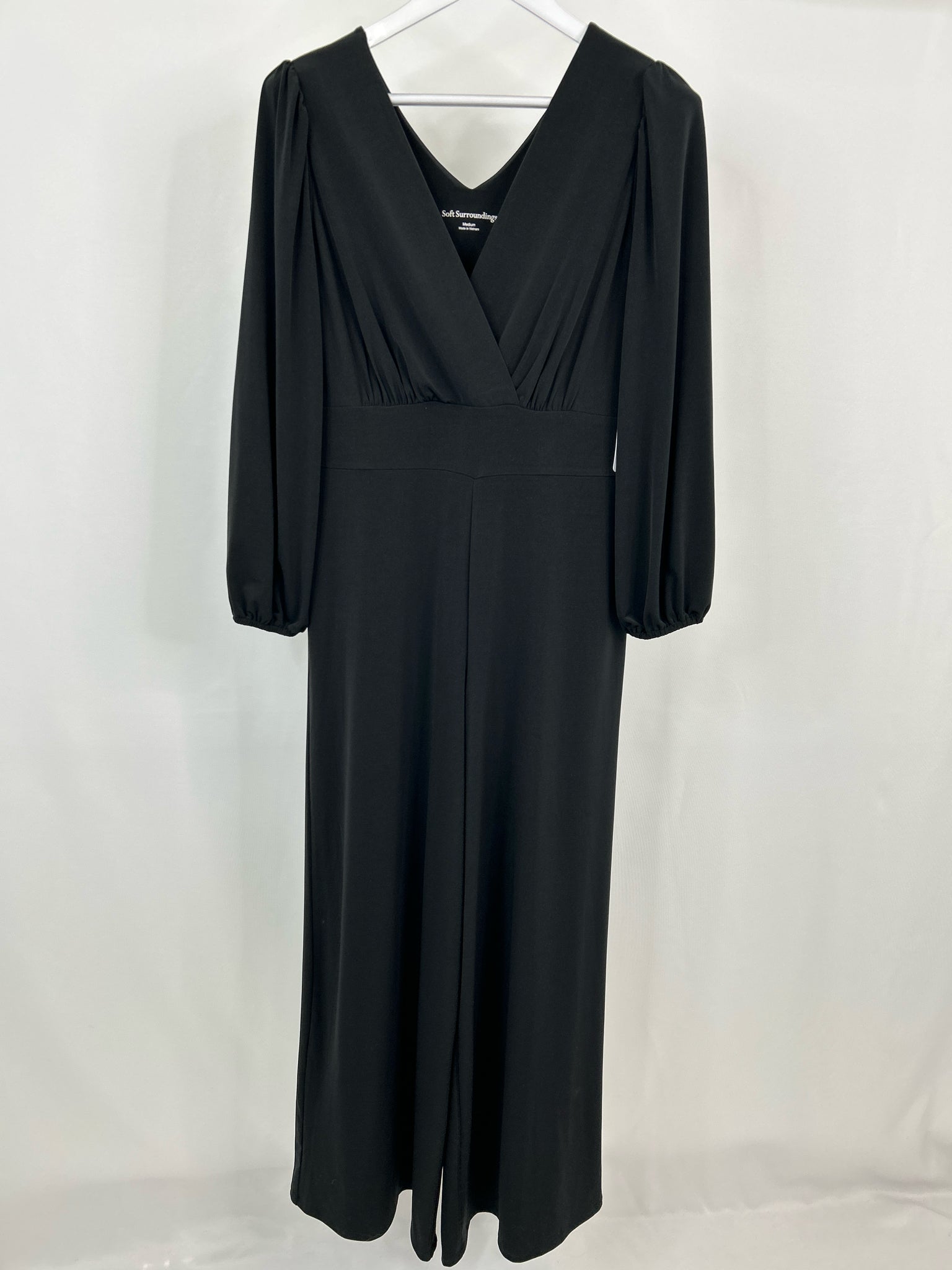 SOFT SURROUNDINGS Size M Black Women Jumpsuit