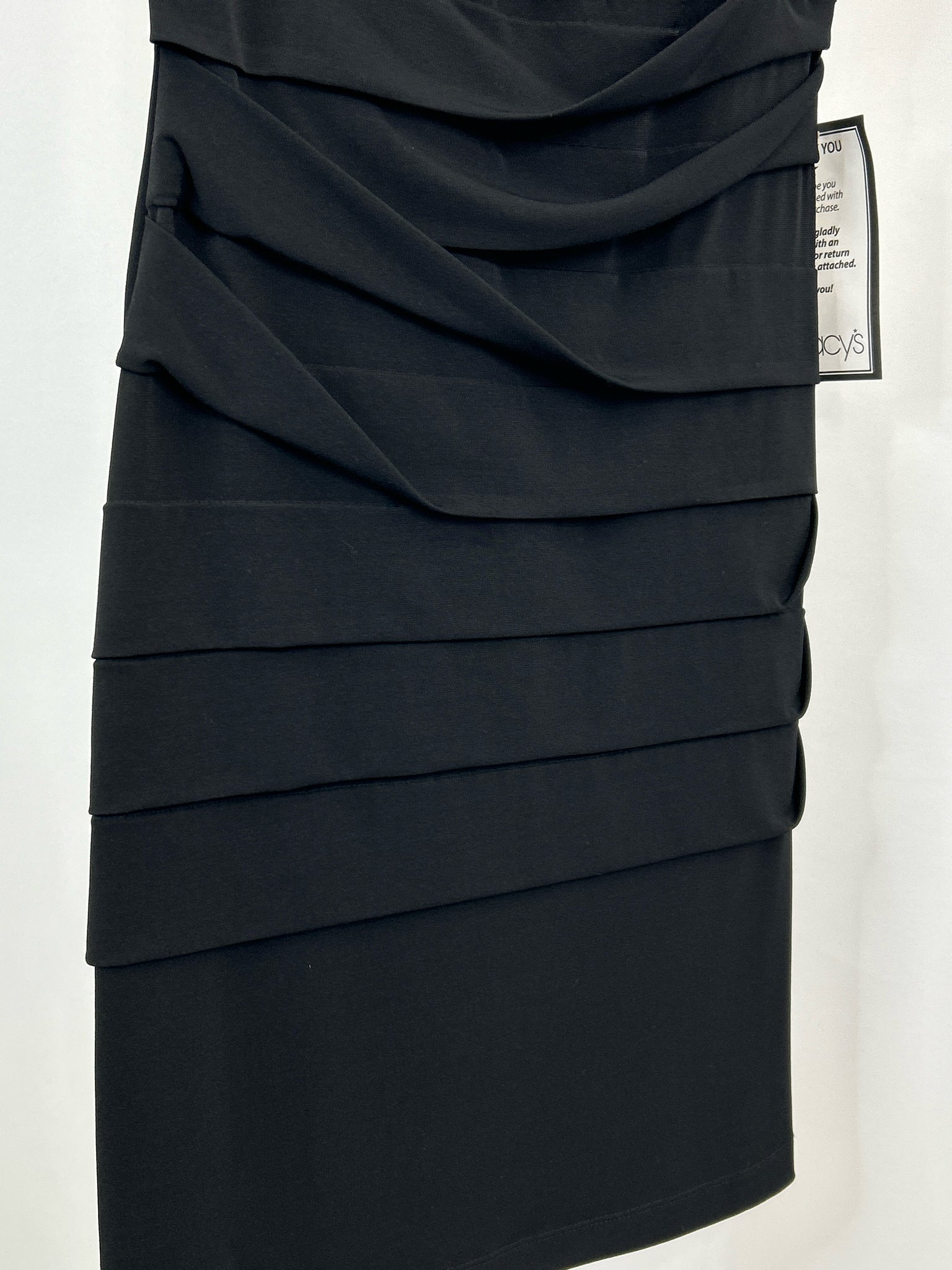 CONNECTED APPAREL Size 8 Black Women Dress