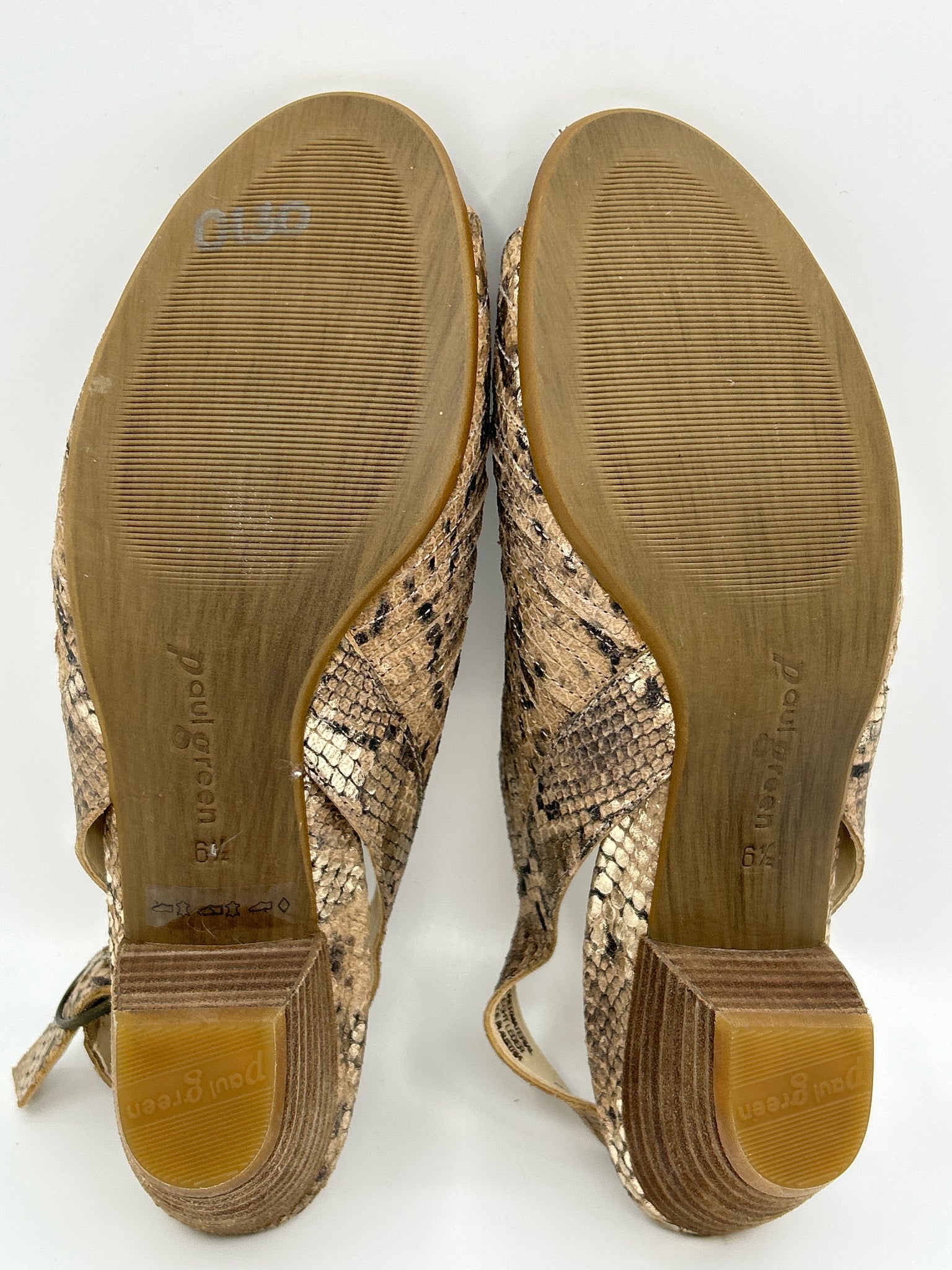 PAUL GREEN Size 6.5 Brown Women Sandal