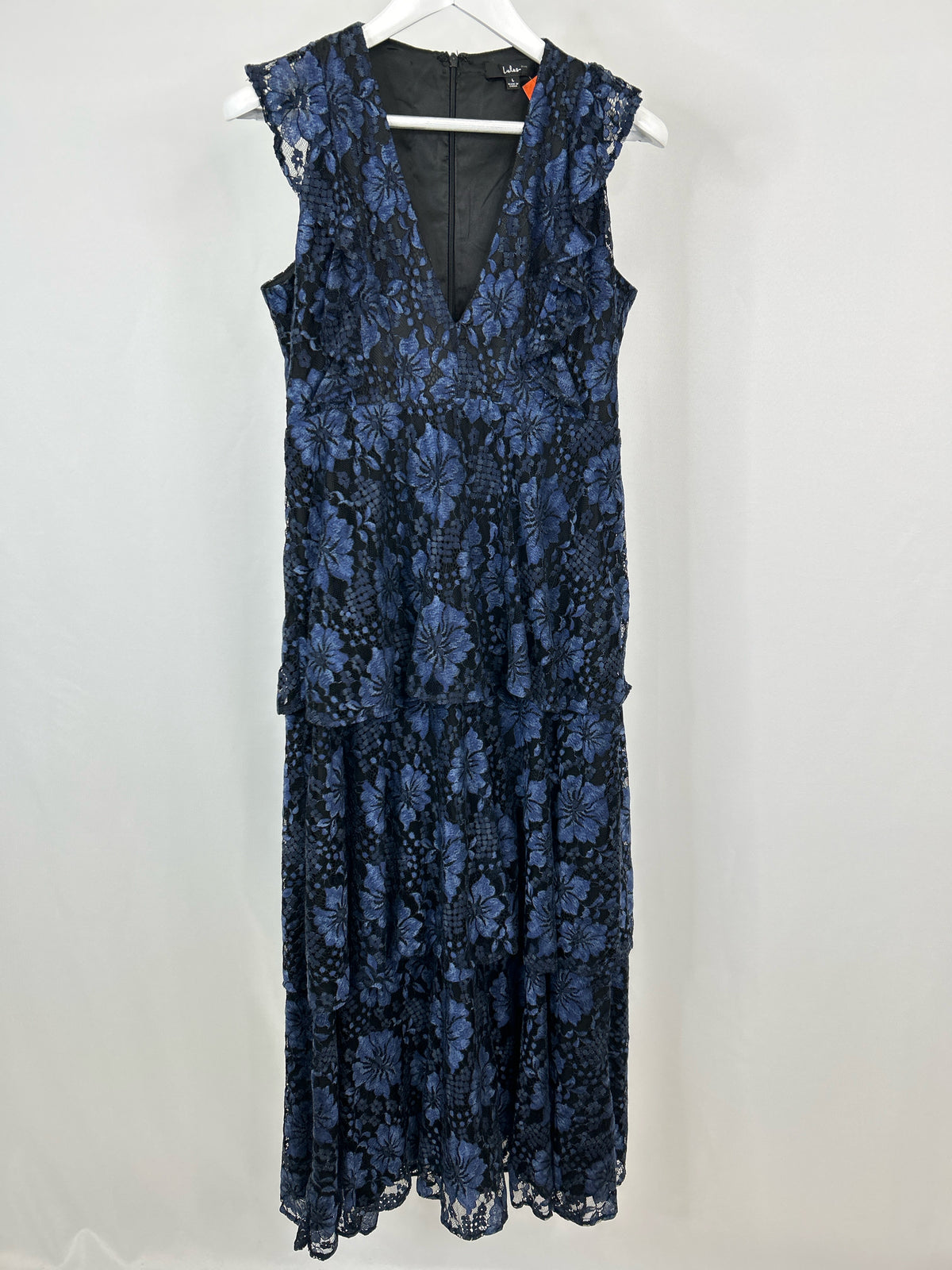 Lulus Size L blue and black Women Dress